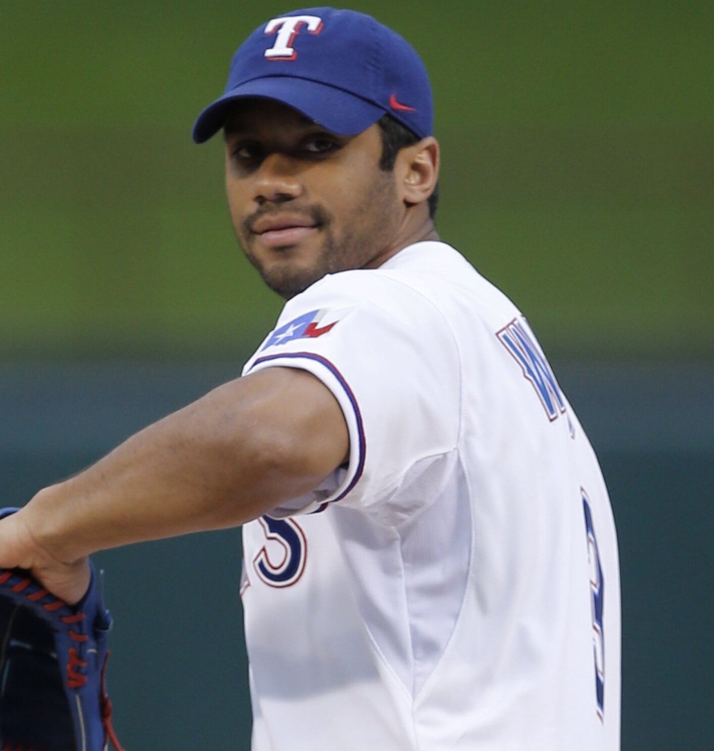 Russell wilson online rangers jersey